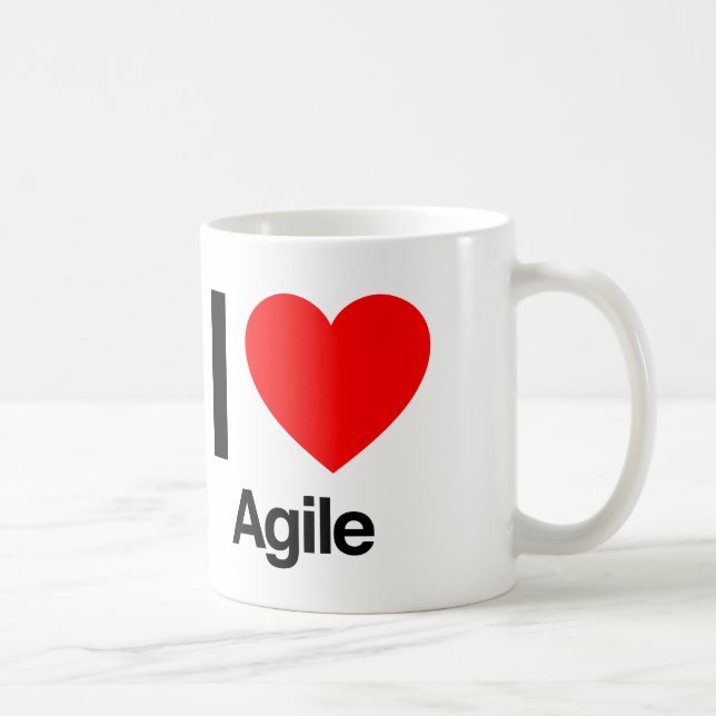 i Liebe agil Kaffeetasse (Rechts)