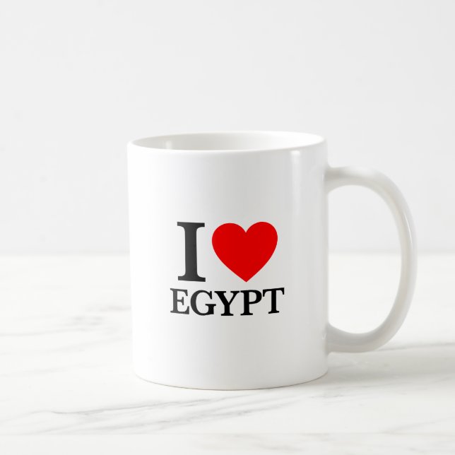 I Liebe Ägypten Kaffeetasse (Rechts)