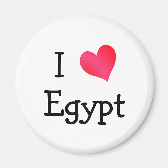 I Liebe Ägypten Magnet (Vorne)