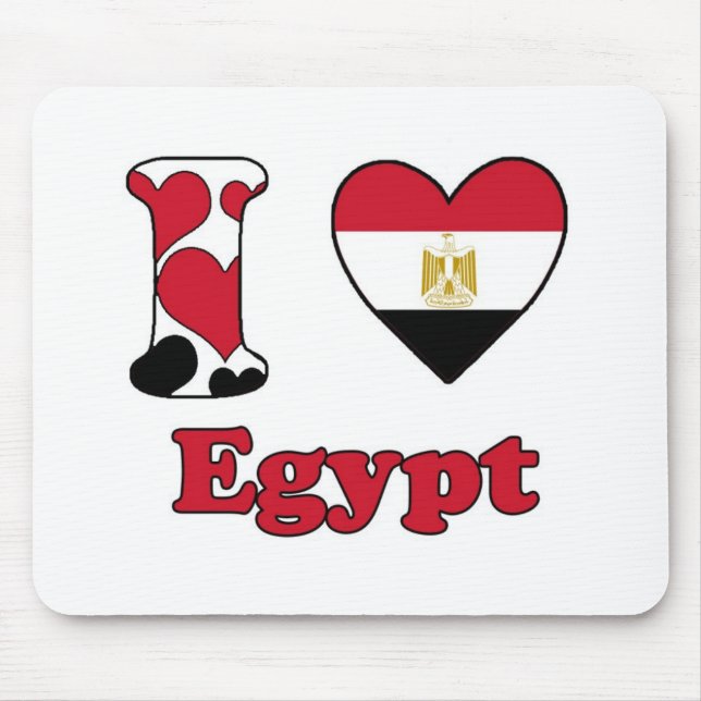 I Liebe Ägypten Mousepad (Vorne)