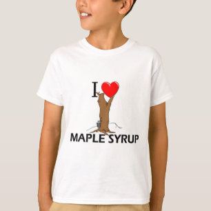 I Liebe-Ahorn-Sirup T-Shirt