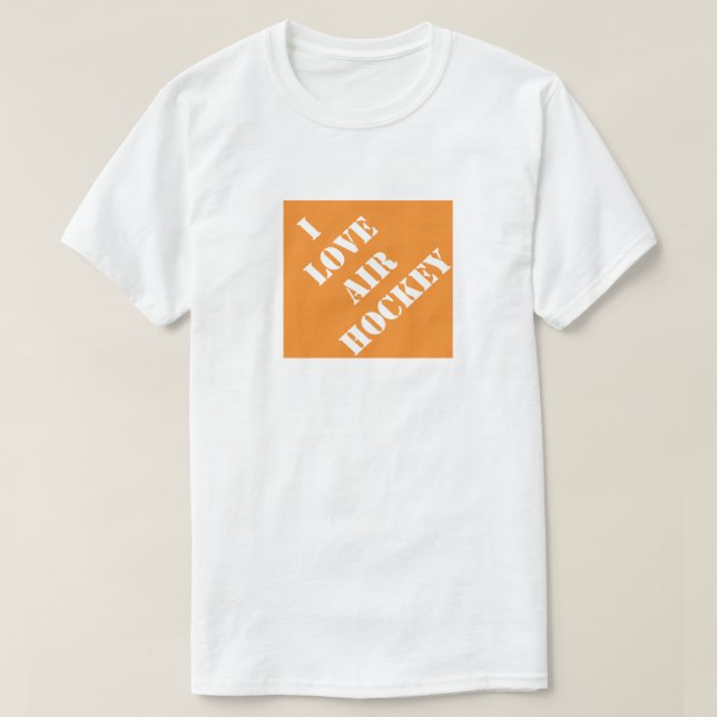 I Liebe Air Hockey Funny Vater Humorischer Vater T T-Shirt (Design vorne)