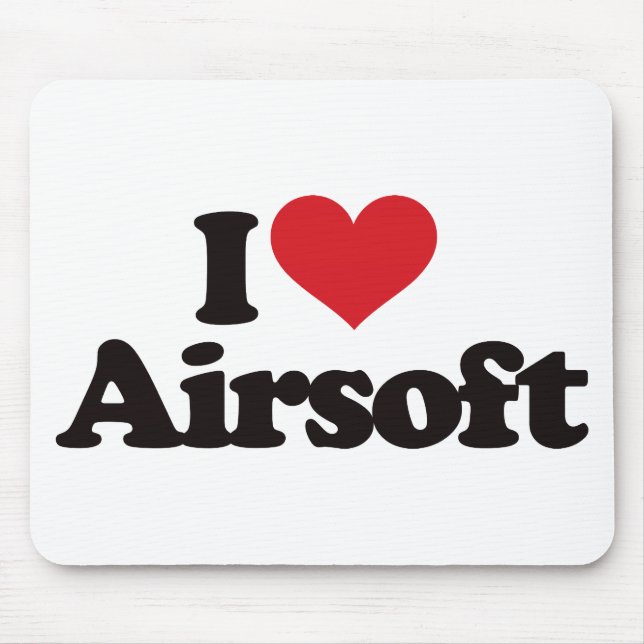 I Liebe Airsoft Mousepad (Vorne)