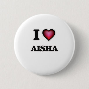 I Liebe Aisha Button