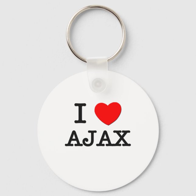 I Liebe Ajax Schlüsselanhänger (Vorderseite)
