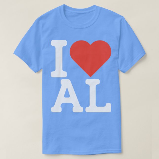 I Liebe Alabama TShirt 1 (Design vorne)