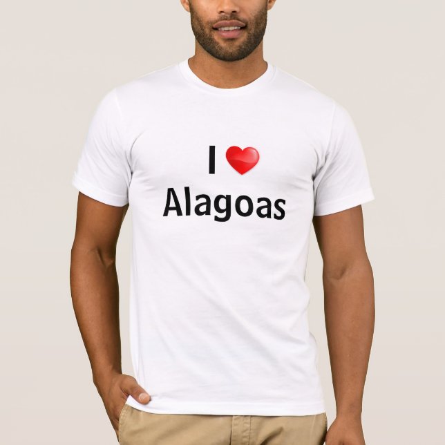 I Liebe Alagoas T-Shirt (Vorderseite)