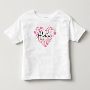 I Liebe Alaia - Herz für Alaia Kleinkind T-shirt