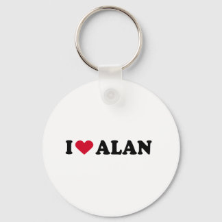 I LIEBE ALAN SCHLÜSSELANHÄNGER