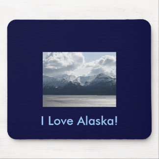I Liebe Alaska! Mousepad