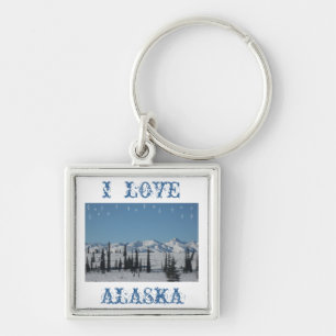 I LIEBE-ALASKA-Schlüsselanhänger Schlüsselanhänger