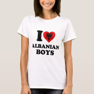 I Liebe Albanische Jungen T-Shirt