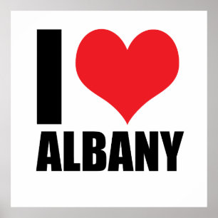 I Liebe Albany Poster