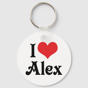 I Liebe Alex Schlüsselanhänger