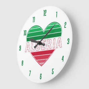 I Liebe Algerien, Algerien Große Wanduhr