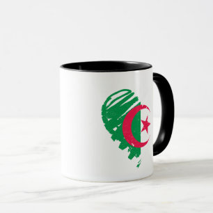 I Liebe Algerien - Algerisches Flaggenherz Tasse