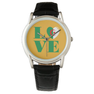 I Liebe Algerien Armbanduhr