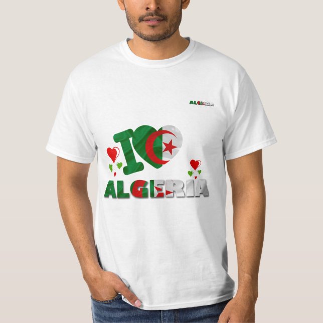 I LIEBE-ALGERIEN-T - SHIRT (Vorderseite)