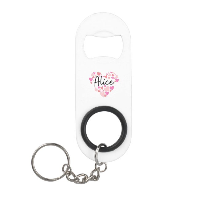 I Liebe Alice Mini Flaschenöffner (Vorderseite)