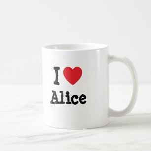 I Liebe Alice T - Shirt Kaffeetasse