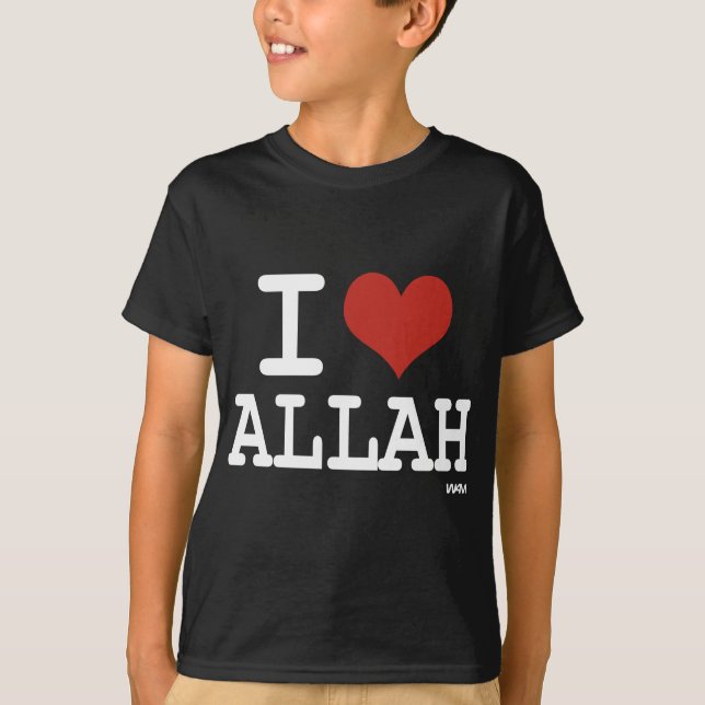 I Liebe Allah T-Shirt (Vorderseite)