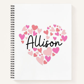 I Liebe Allison Notizbuch