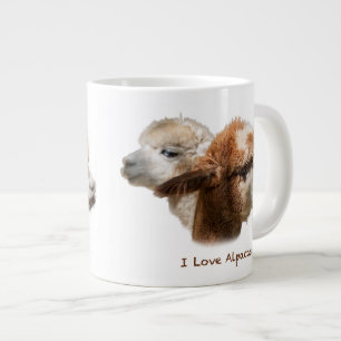 I Liebe Alpacas Große Tasse