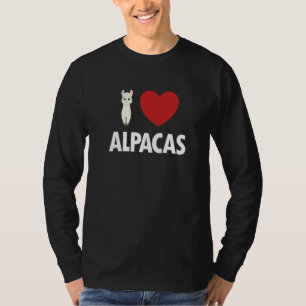 I Liebe Alpacas Pako Lama Huacaya Alpaca Züchter A T-Shirt