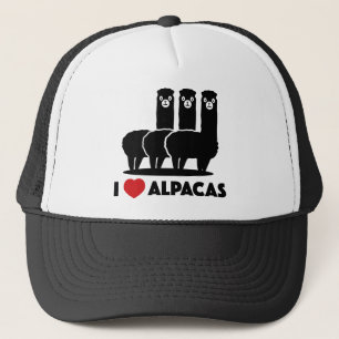 I Liebe Alpacas Truckerkappe