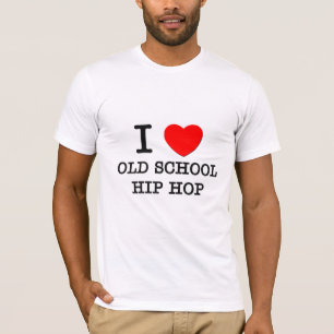 I Liebe-alte Schulangesagtes Hopfen T-Shirt
