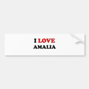 I Liebe Amalia Autoaufkleber