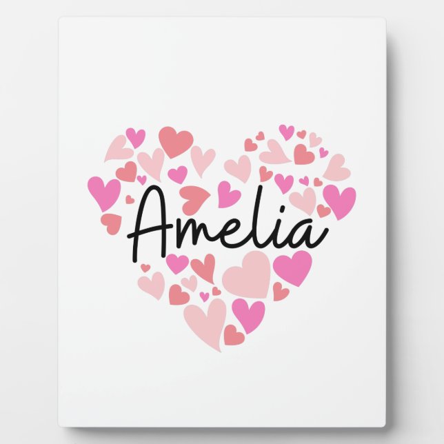 I Liebe Amelia Fotoplatte (Vorderseite)