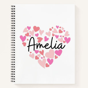 I Liebe Amelia Notizbuch