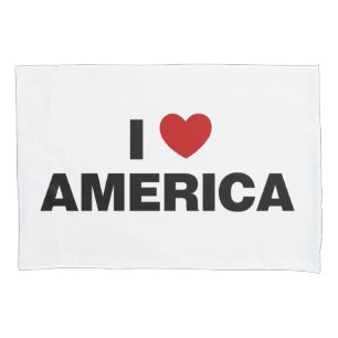 I Liebe America Pillowcase Kissenbezug