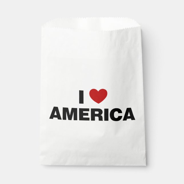 I Liebe Amerika Geschenktütchen (Vorderseite)