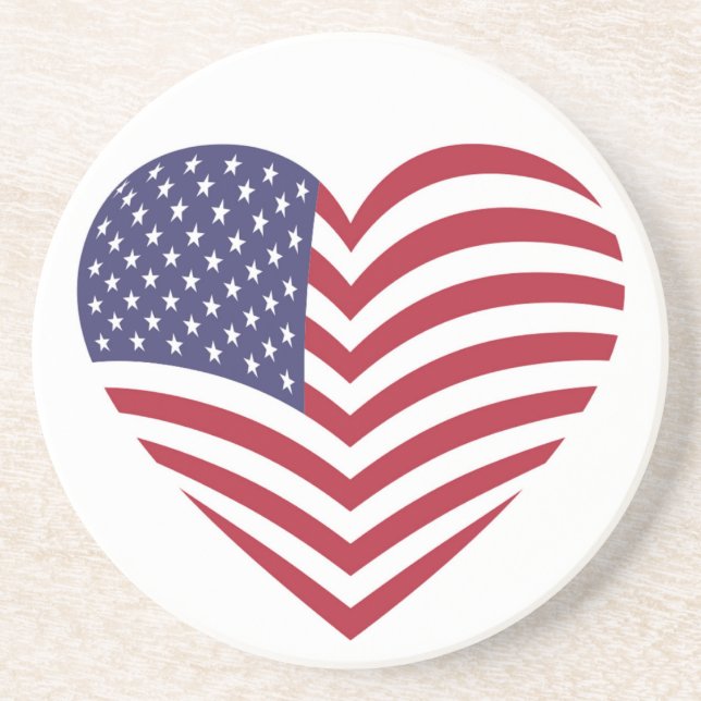 I LIEBE AMERIKA GETRÄNKEUNTERSETZER (Vorne)