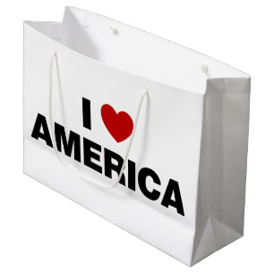 I Liebe Amerika Große Geschenktüte