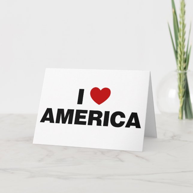 I Liebe Amerika Karte (Vorderseite)