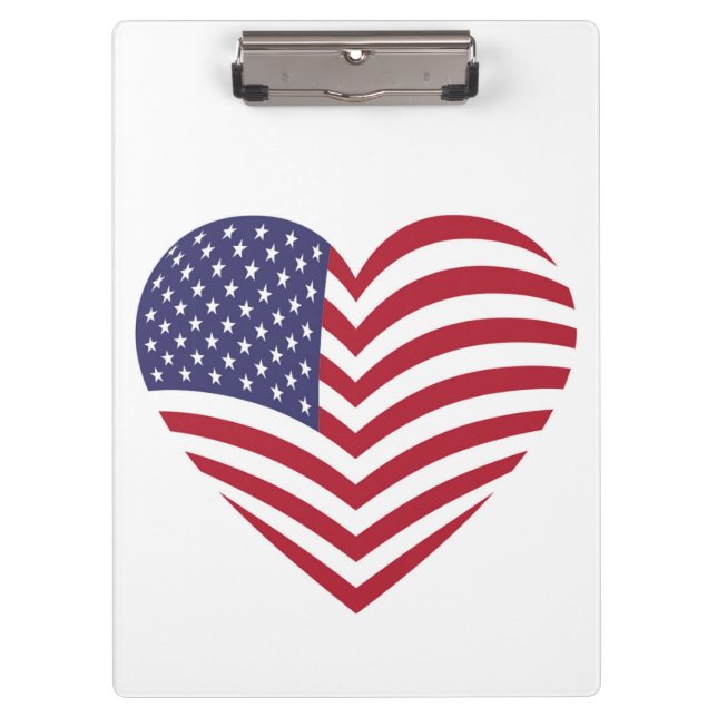 I LIEBE AMERIKA KLEMMBRETT (Vorderseite)
