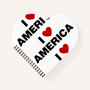 I Liebe Amerika Notizbuch