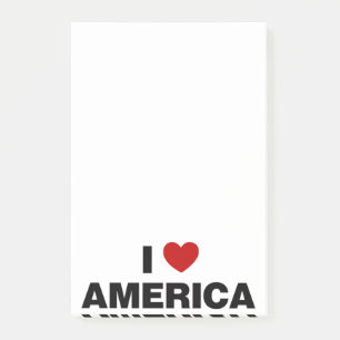 I Liebe Amerika Post-it Klebezettel