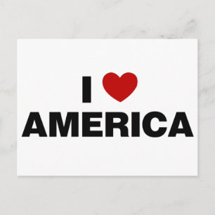 I Liebe Amerika Postkarte
