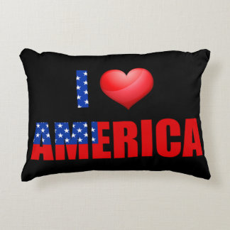 I Liebe Amerika Zierkissen