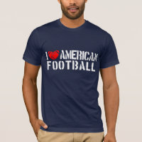 I Liebe-amerikanischer Fußball