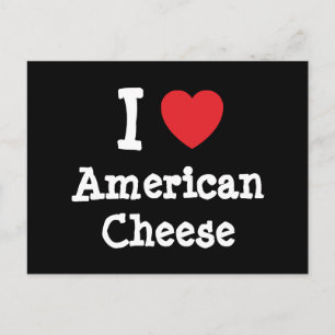 I Liebe amerikanischer T - Shirt Postkarte