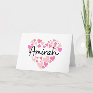 I Liebe Amirah - Herz für Amirah