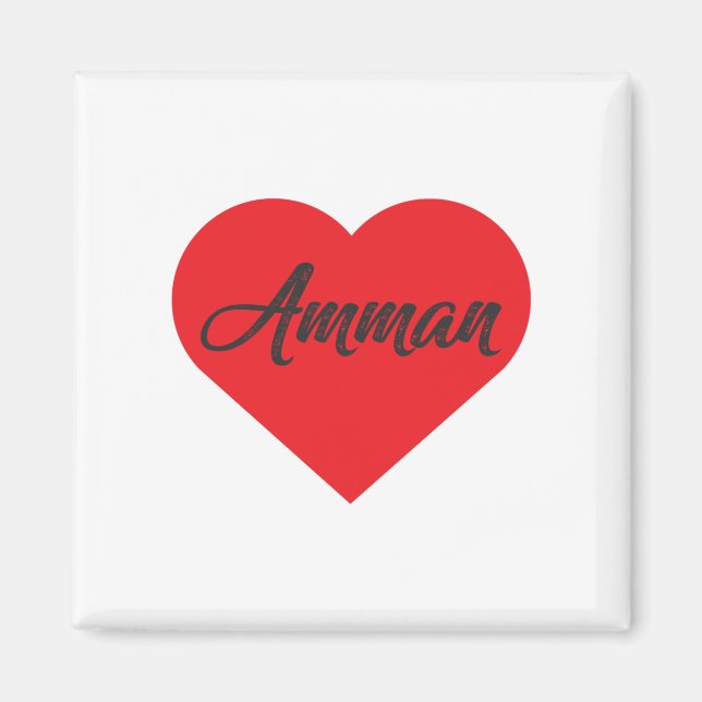 I Liebe Amman - Jordanien Magnet (Vorne)