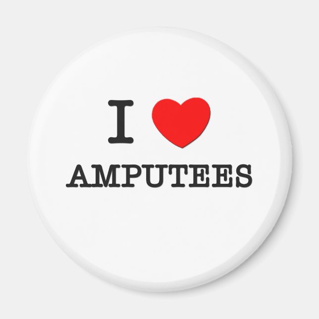 I Liebe Amputis Magnet (Vorne)