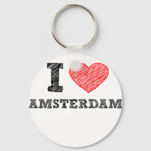 I Liebe Amsterdam Schlüsselanhänger