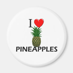 I Liebe-Ananas Magnet